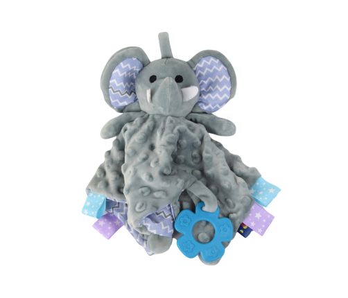 Elephant Plush Cuddly Toy Blanket Tubs Teether Rattle