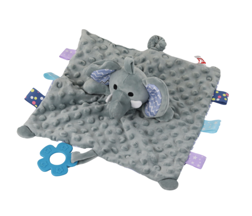 Elephant Plush Cuddly Toy Blanket Tubs Teether Rattle