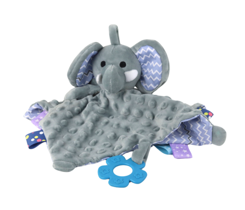 Elephant Plush Cuddly Toy Blanket Tubs Teether Rattle