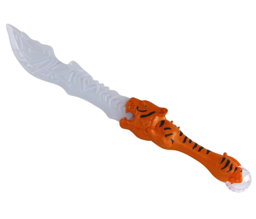 Lightsaber, Tiger-Shaped Handle, Orange