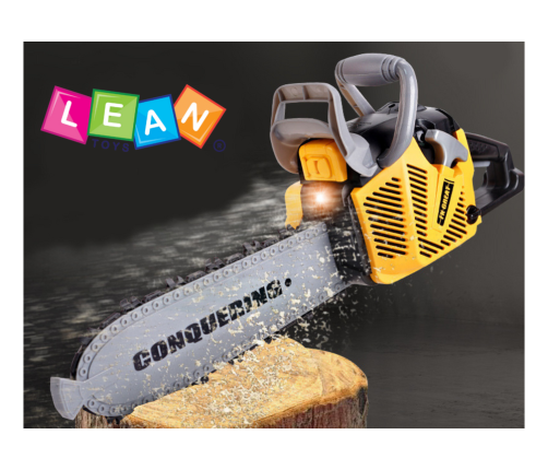 Chainsaw for Kids Rubber Blade Lights Sounds