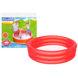 Inflatable Pool Red 122 cm x 25 cm Bestway 51025