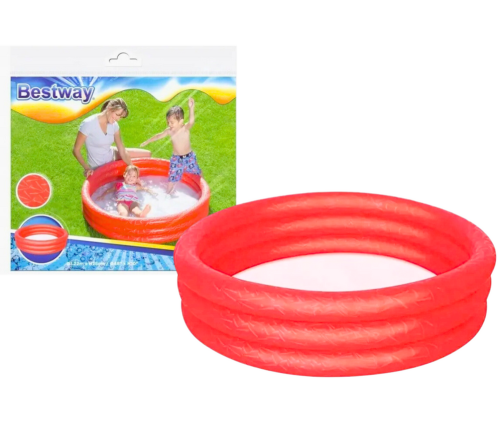 Inflatable Pool Red 122 cm x 25 cm Bestway 51025