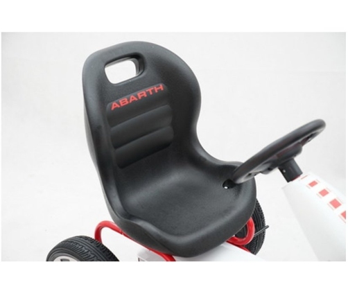 Детский педальный картинг ABARTH White