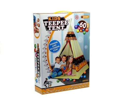 Tent Teepee Indian Tipi Playhouse + 60 Balls