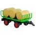 Tractor With Trailer With Hay Sound & Light Effects 37,5 cm