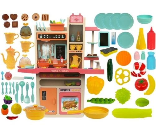 Pink kitchen for children 93.5 cm