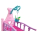 Pink Cradle for Dolls with a Rattle Rocking Cot