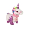 Mascot Horse Interactive Unicorn White Pink Wings