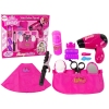 Beauty Hairdressing Set Hair dryer Curling iron Pink