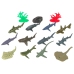 Set Marine Animals Sharks Figures 12pcs. Accessories in tube