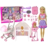 Mummy and Baby Doll Set Baby Room Accessories