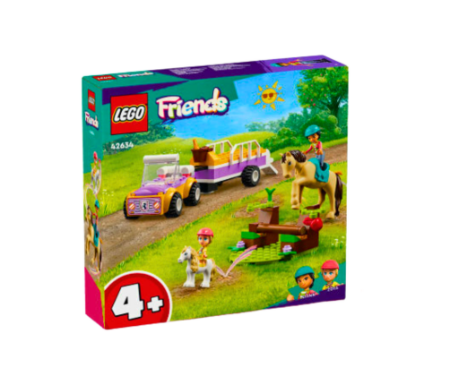 LEGO FRIENDS Bricks Horse and Pony Trailer 105 Pieces 42634