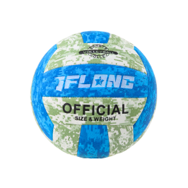 Blue and Black Volleyball Ball, Size 5, Colorful