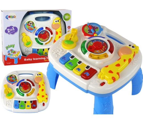 Educational Interactive 2in1 Board Table For Toddlers