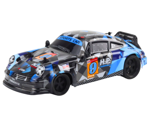 RC Remote Control Car 1:18 Rubber Wheels Drift Blue