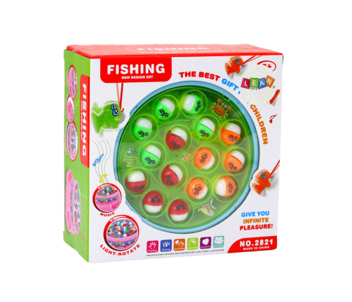 Game Fishing Rods Lights Sounds Blue