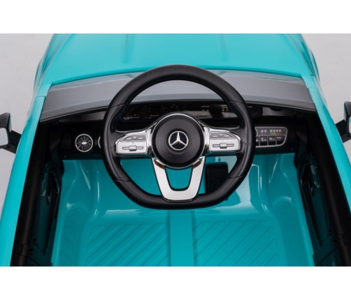 Elektriskā sporta automašīna bērniem Mercedes CLA 45s AMG Turquoise