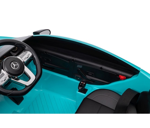 Elektriskā sporta automašīna bērniem Mercedes CLA 45s AMG Turquoise