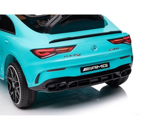 Электрический спортивный автомобиль для детей Mercedes CLA 45s AMG Turquoise