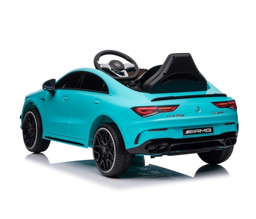 Elektriskā sporta automašīna bērniem Mercedes CLA 45s AMG Turquoise