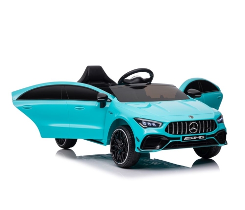 Elektriskā sporta automašīna bērniem Mercedes CLA 45s AMG Turquoise