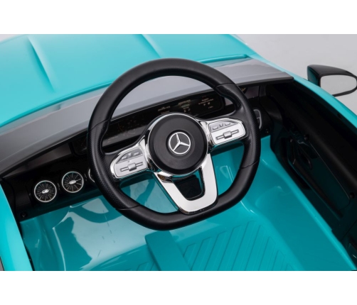 Elektriskā sporta automašīna bērniem Mercedes CLA 45s AMG Turquoise