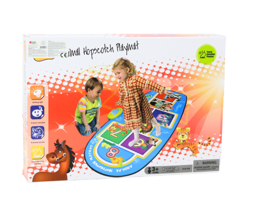 Dance Mat Interactive Hopscotch Game Animals 8 Melodies