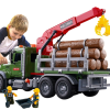 Truck with Crane Timber Transport Lights Sounds