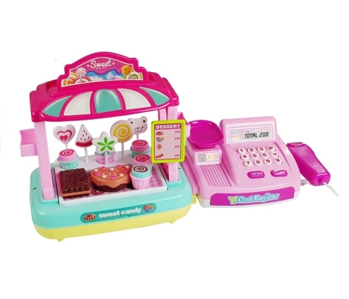 Candy Shop Cash Register Pink 35PCS