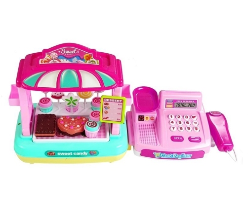 Candy Shop Cash Register Pink 35PCS