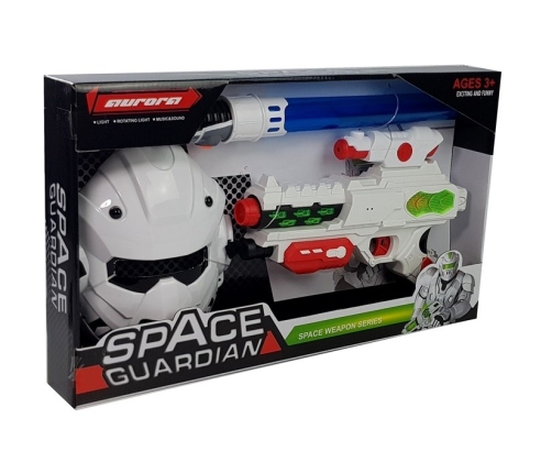 Space Laser Gun with Sword and Mask