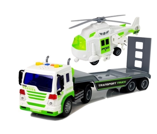 Auto Transporter on Batteries 1:16 with a Helicopter