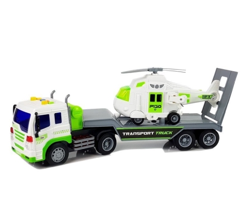 Auto Transporter on Batteries 1:16 with a Helicopter