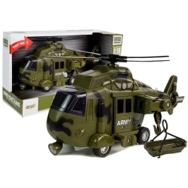 Military Rescue Helicopter 1:16 Hook Sound Light