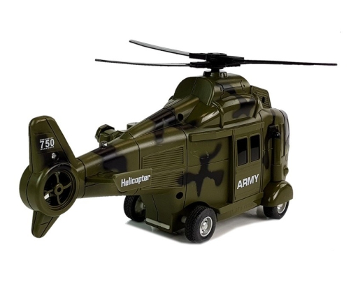 Military Rescue Helicopter 1:16 Hook Sound Light