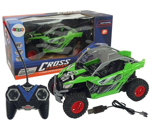 Cross Country Remote Controlled Terrain Car 27 MHz Green