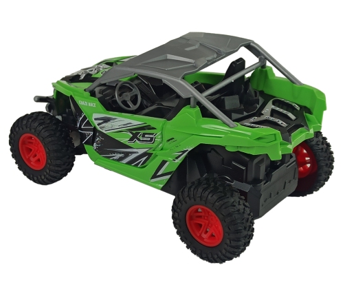 Cross Country Remote Controlled Terrain Car 27 MHz Green