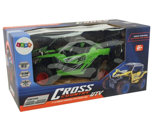 Cross Country Remote Controlled Terrain Car 27 MHz Green