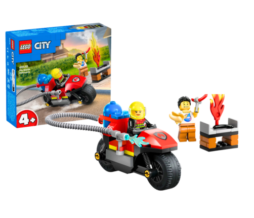 LEGO CITY Firefighter Rescue Motorcycle 57 Pieces 60410