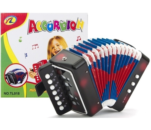 Black Accordion For Little Musician