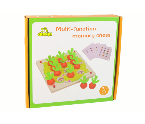 Wooden Carrots Memory Game