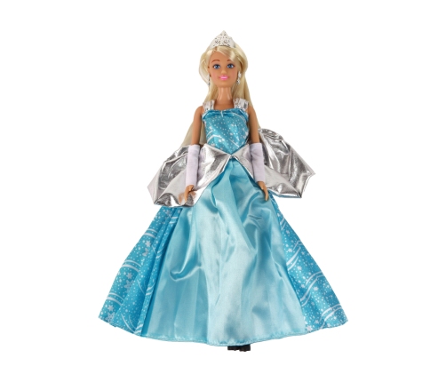 Anlily Doll Snow White Blue Dress Long Blonde Hair