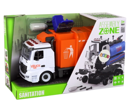 Garbage Truck Sorter Segregation DIY Kit Screwdriver Sound