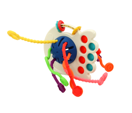 Colorful Octopus Teether Sensory Toy for Babies