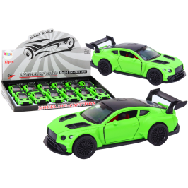 Toy Car Sports Car 1:32 Friction Drive Matte Green