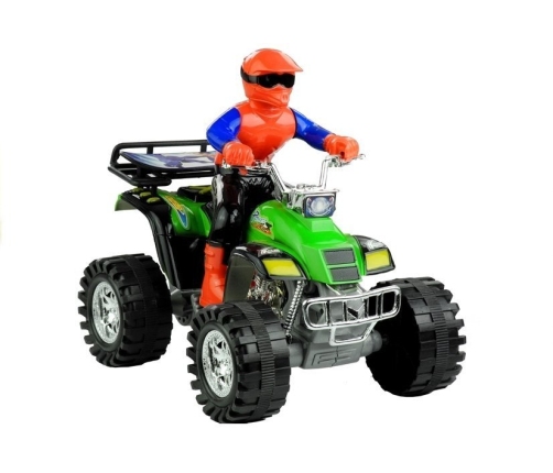 Toy Quad Bike 4 Wheeler All-Terrain + Biker