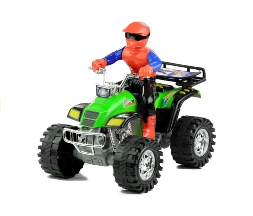 Toy Quad Bike 4 Wheeler All-Terrain + Biker