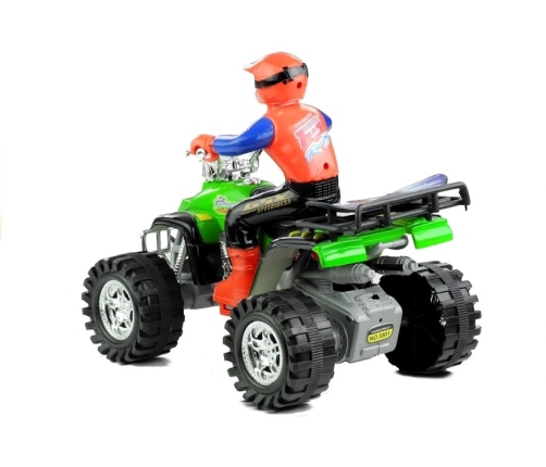 Toy Quad Bike 4 Wheeler All-Terrain + Biker