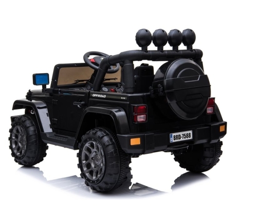 BRD-7588 Black - Electric Ride On Car